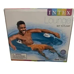 Intex | Other | Intex Sit N Float 6x39in Inflatable Pool Lounge Blue ...